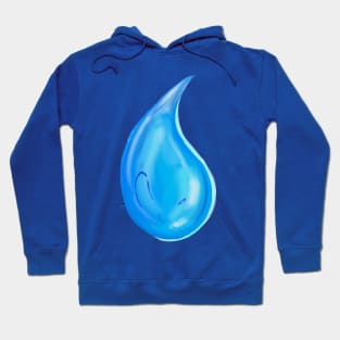 Pouring whale oil painting Hoodie